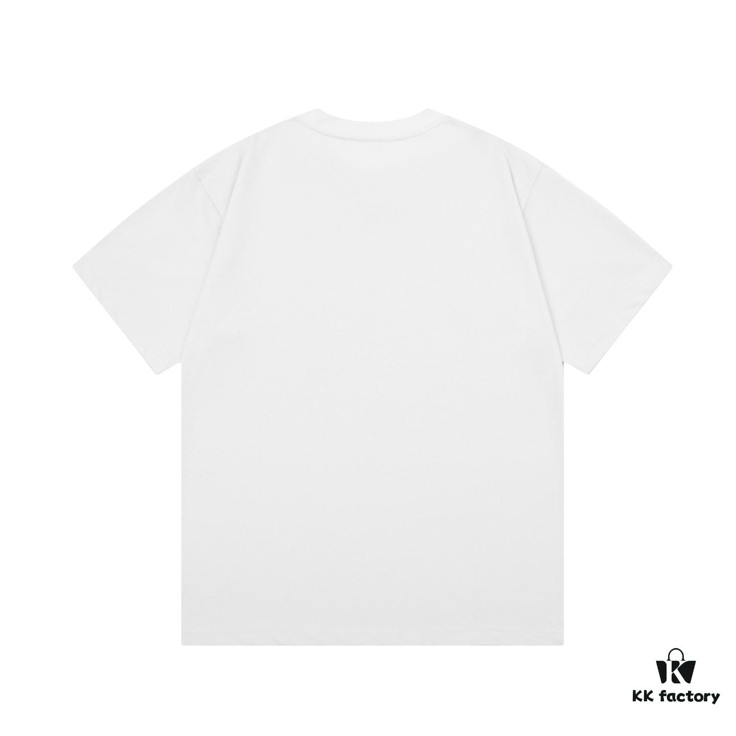 LOEWE* Loewe * Loose Fit Printed Logo Design Spring-Summer New Round Neck Fashion Short Sleeve T-Shirt, Comfortable and Stylish Unisex Wear