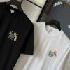 LOEWE X Suna Fujita 25SS Rabbit Embroidered Heavyweight 300g Short Sleeve T-Shirt (Top Version, Distinguished from Standard Stock)