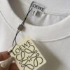 LOEWE X Suna Fujita 25SS Rabbit Embroidered Heavyweight 300g Short Sleeve T-Shirt (Top Version, Distinguished from Standard Stock)