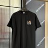 LOEWE X Suna Fujita 25SS Rabbit Embroidered Heavyweight 300g Short Sleeve T-Shirt (Top Version, Distinguished from Standard Stock)