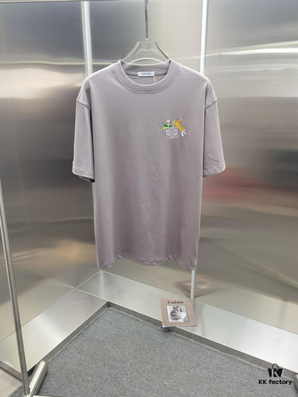 Loewe Embroidered Short Sleeve T-Shirt (Top Quality Version, Different from Standard Stock)