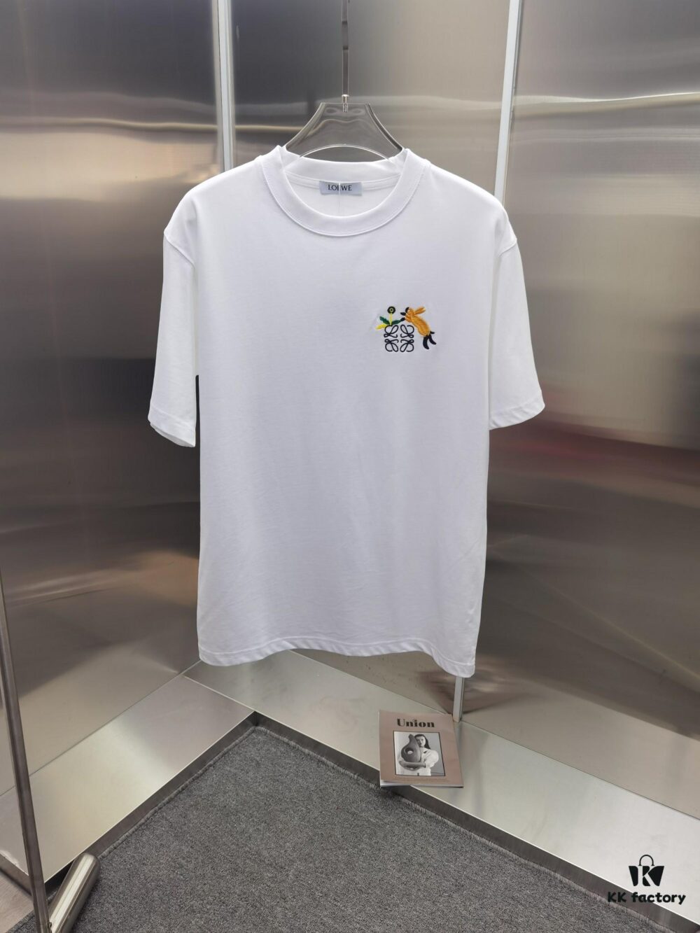 Loewe Embroidered Short Sleeve T-Shirt (Top Quality Version, Different from Standard Stock)