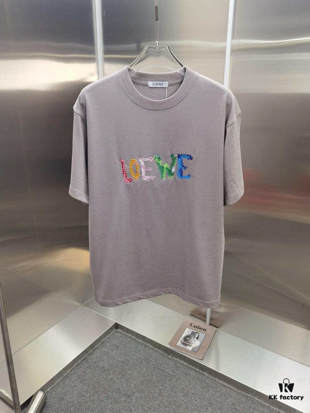 Loewe Embroidered Short Sleeve T-Shirt (Top Quality Version, Different from Common Stock)