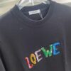Loewe Embroidered Short Sleeve T-Shirt (Premium Embroidery Version, Distinct from Standard Stock) Unisex Design