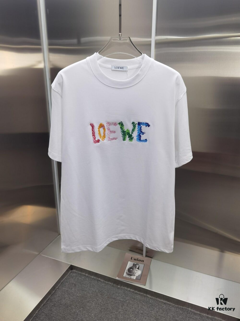 Loewe Inspired Short Sleeve T-Shirt (Embroidered Premium Version, Distinct from Standard Market Offerings)