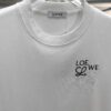 Loewe Embroidered Short Sleeve T-Shirt (Top Quality Version, Distinct from Standard)
