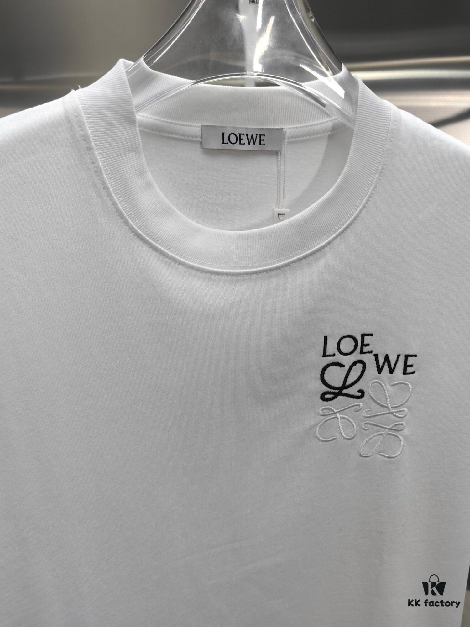 Loewe Embroidered Short Sleeve T-Shirt (Top Quality Version, Distinct from Standard)