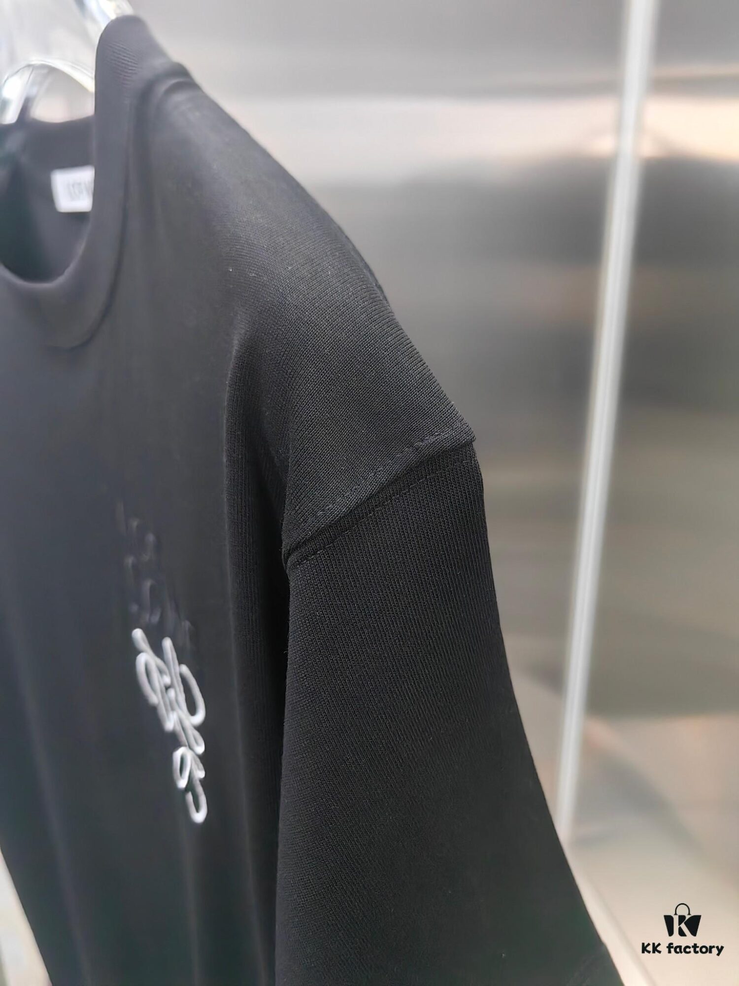 Loewe Embroidered Short Sleeve T-Shirt (Premium Version, Distinct from Standard Stock) - Unisex Design