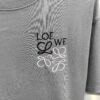 Loewe Embroidered Short Sleeve T-Shirt (Top-tier Version, Distinct from Standard Stock) Unisex 100% Cotton Heavyweight Double Yarn Tee