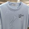 Loewe Embroidered Short Sleeve T-Shirt (Premium Version, Distinguished from Standard Stock)