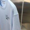 Loewe Embroidered Short Sleeve T-Shirt (Premium Version, Distinguished from Standard Stock)
