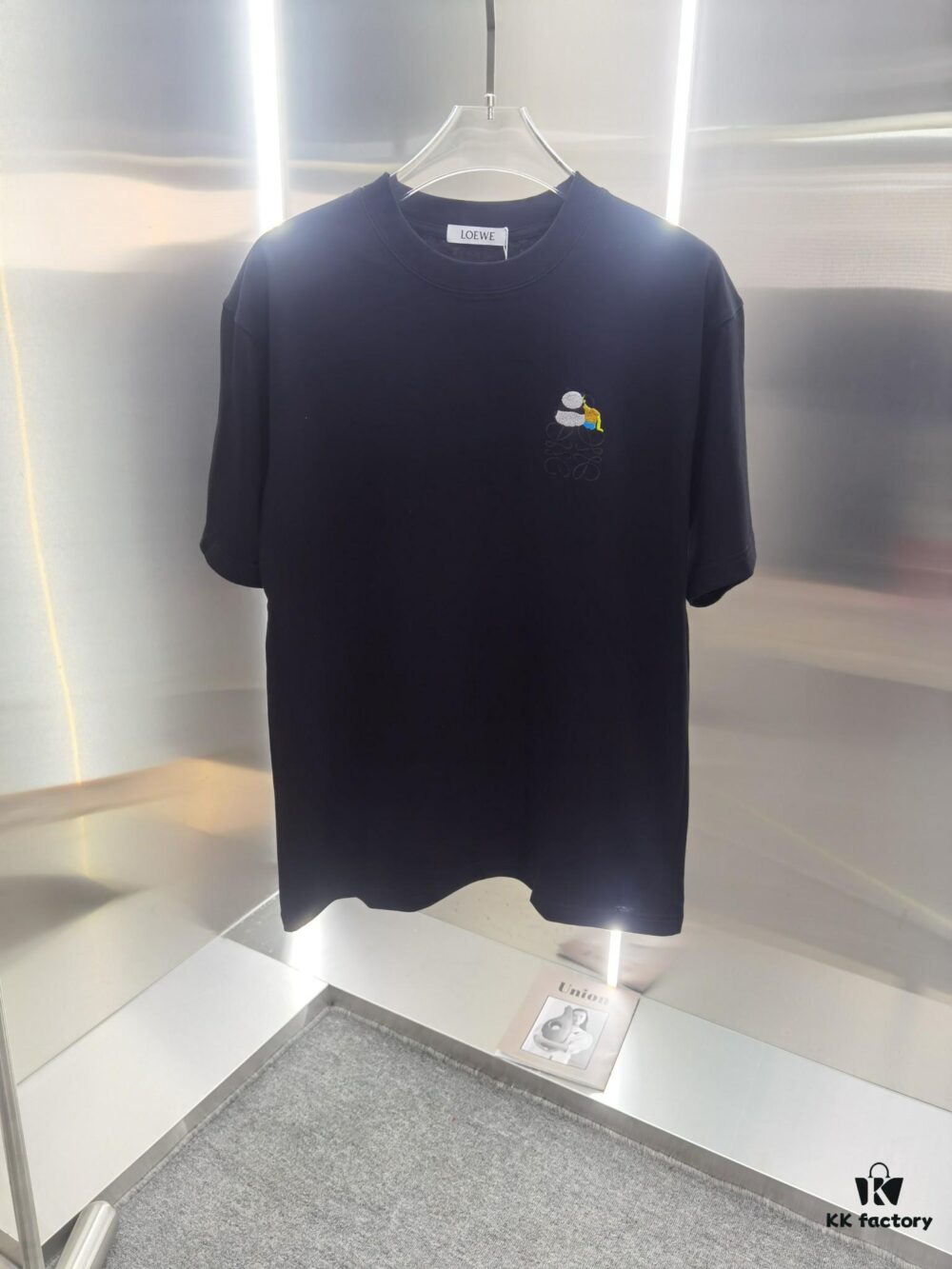 Loewe Embroidered Short Sleeve T-Shirt (Top Quality Version, Different from Standard Stock)