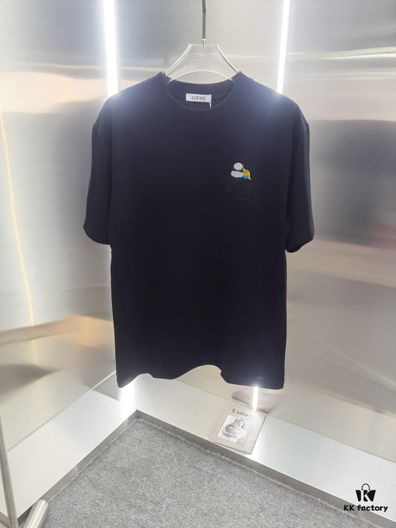 Loewe Embroidered Short Sleeve T-Shirt (Top Quality Version, Different from Standard Stock)