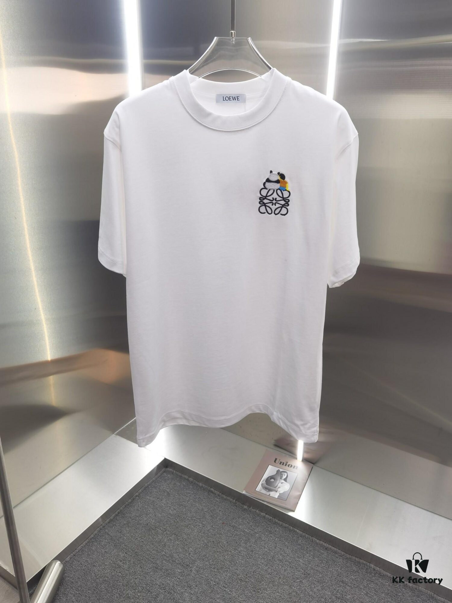 Loewe Embroidered Short Sleeve T-Shirt (Top Quality Version, Different from Standard Stock)