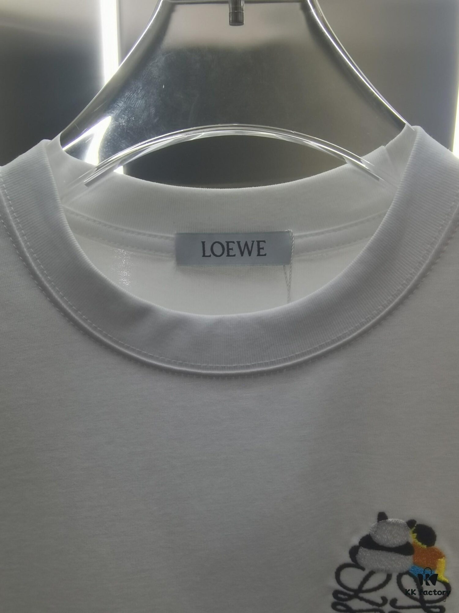 Loewe Embroidered Short Sleeve T-Shirt (Top Quality Version, Different from Standard Stock)