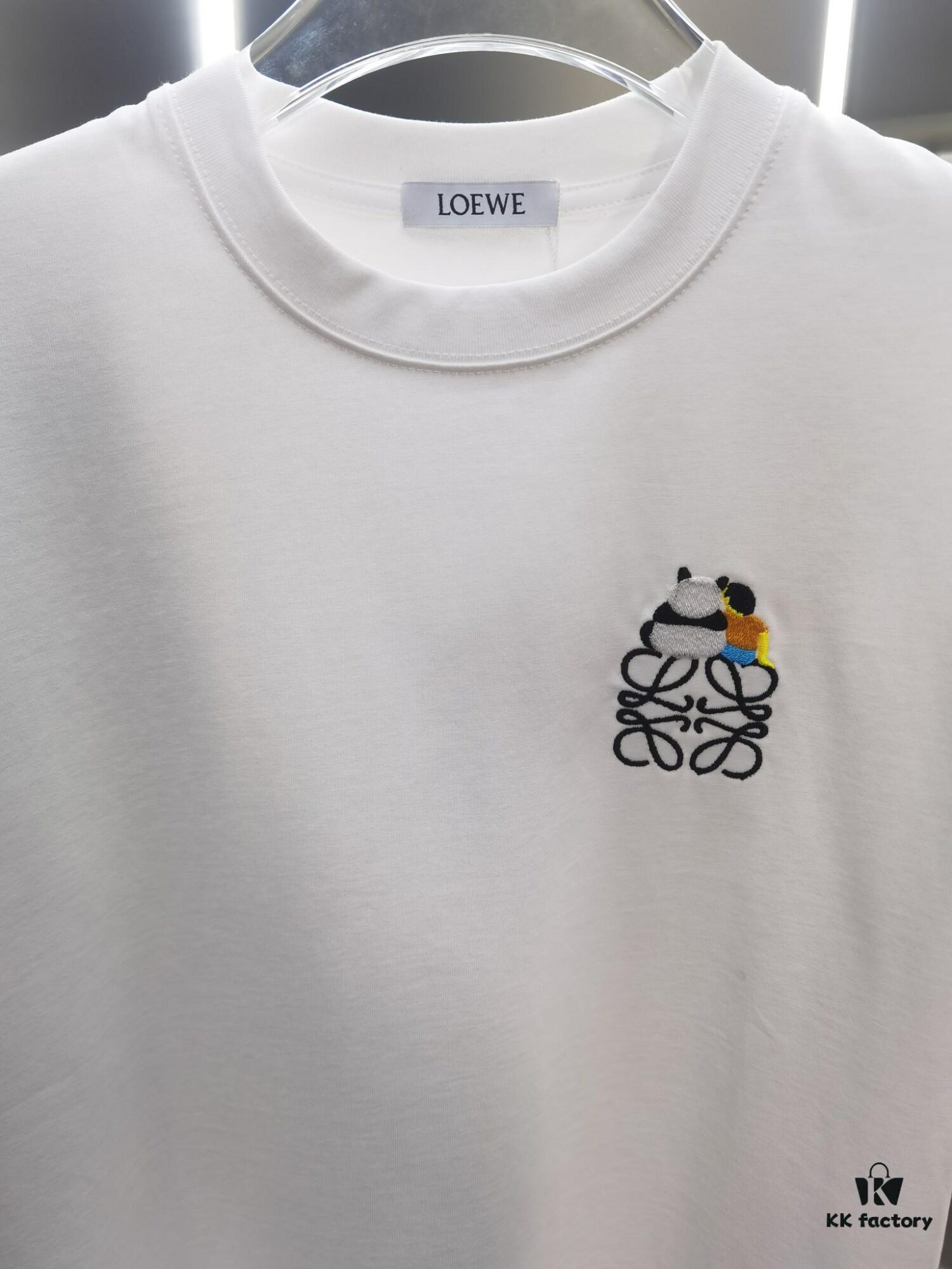 Loewe Embroidered Short Sleeve T-Shirt (Top Quality Version, Different from Standard Stock)