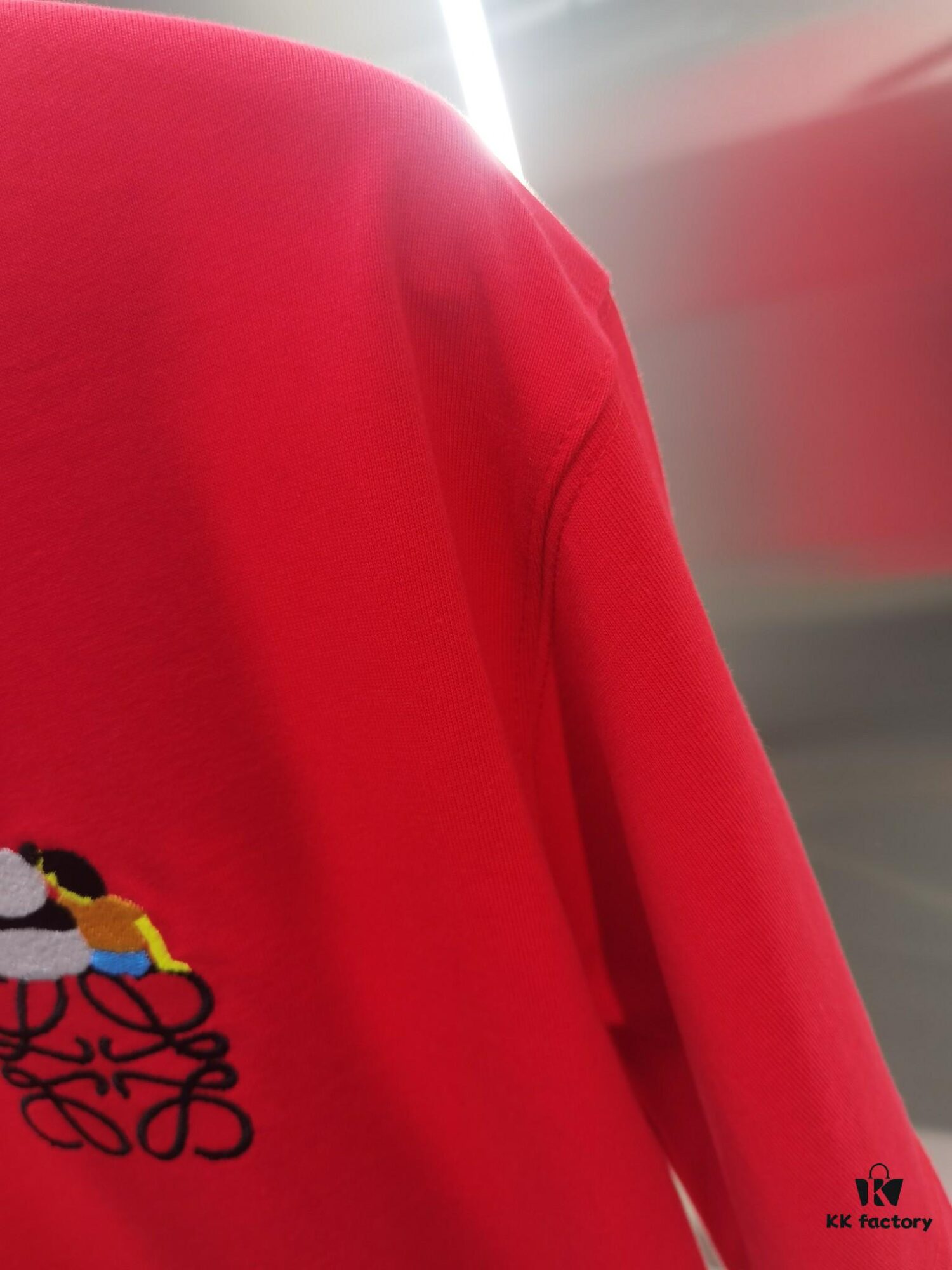 Loy*wei LO*WE (Embroidered Premium Version, Different from Standard Stock) Short Sleeve T-Shirt