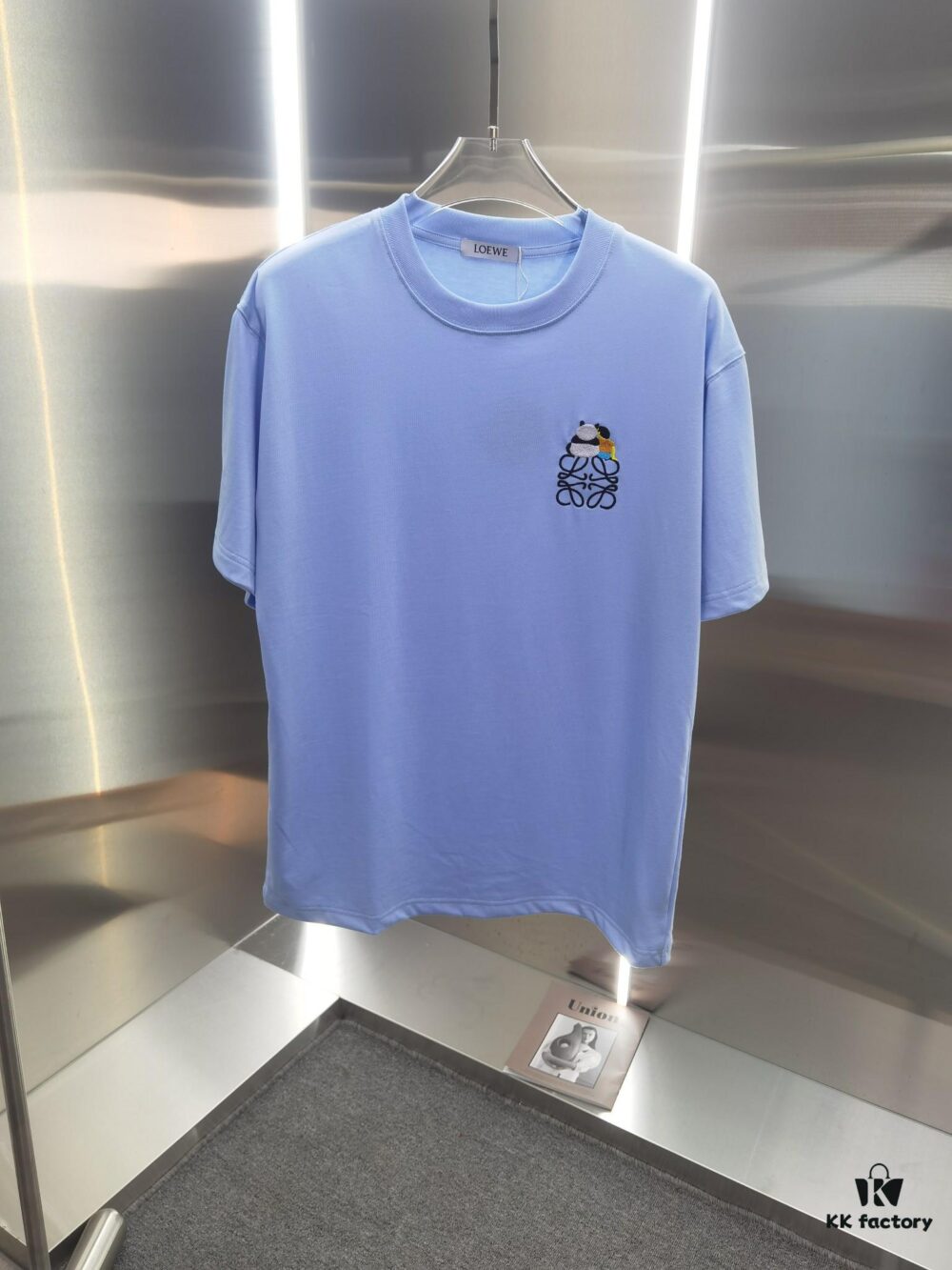 Loewe Embroidered Short Sleeve T-Shirt (Premium Version, Distinct from Standard Stock)