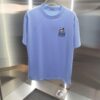 Loewe Embroidered Short Sleeve T-Shirt (Premium Version, Distinct from Standard Stock)