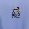 Loewe Embroidered Short Sleeve T-Shirt (Premium Version, Distinct from Standard Stock)