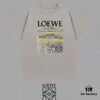 LOE Loewe 25SS Master-Designed Brand New Printed Round-Neck Short-Sleeve T-Shirt