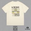 LOE Loewe 25SS Master-Designed Brand New Printed Round-Neck Short-Sleeve T-Shirt