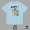 LOE Loewe 25SS Master-Designed Brand New Printed Round-Neck Short-Sleeve T-Shirt