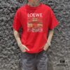 LOE Loewe 25SS Master-Designed Brand New Printed Round-Neck Short-Sleeve T-Shirt