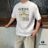LOE Loewe 25SS Master-Designed Brand New Printed Round-Neck Short-Sleeve T-Shirt