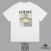 LOE Loewe 25SS Master-Designed Brand New Printed Round-Neck Short-Sleeve T-Shirt