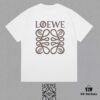 LOE Loewe 25SS Master-Designed Brand New Printed Round-Neck Short-Sleeve T-Shirt