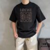 LOE Loewe 25SS Master-Designed New Arrival Printed Round-Neck Short-Sleeve T-Shirt