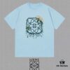 LOE Loewe 25SS Master-Designed Brand New Printed Round-Neck Short-Sleeve T-Shirt, Spring and Summer Latest Collection OS Drop-Shoulder Fit, 300g Full Cotton, Stylish and Unique, Extremely Versatile and Attractive, Suitable for Both Men and Women, Must-Have Item, Complete with Hang Tag, Neck Label, and Wash Label