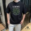 LOE Loewe 25SS Master-Designed Brand New Printed Round-Neck Short-Sleeve T-Shirt