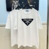 PRADA Logo Triangle Classic Print Short Sleeve T-Shirt Model 108