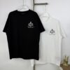 New PRADA 25SS Printed Short Sleeve T-Shirt with Metallic Back Logo