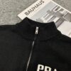 New Prada 23FW Fall/Winter Fashion Show Stand Collar Zipper Knit Cardigan Sweater