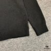 New Prada 23FW Fall/Winter Fashion Show Stand Collar Zipper Knit Cardigan Sweater