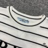 New Prada Striped Classic Logo Short Sleeve T-Shirt