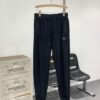 New PRADA 23SS Men's and Women's Casual Pants, Breathable Quick-Dry Long Trousers, Lightweight Ice-Silk Style Summer Pants