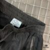 New PRADA 23SS Men's and Women's Casual Pants, Breathable Quick-Dry Long Trousers, Lightweight Ice-Silk Style Summer Pants