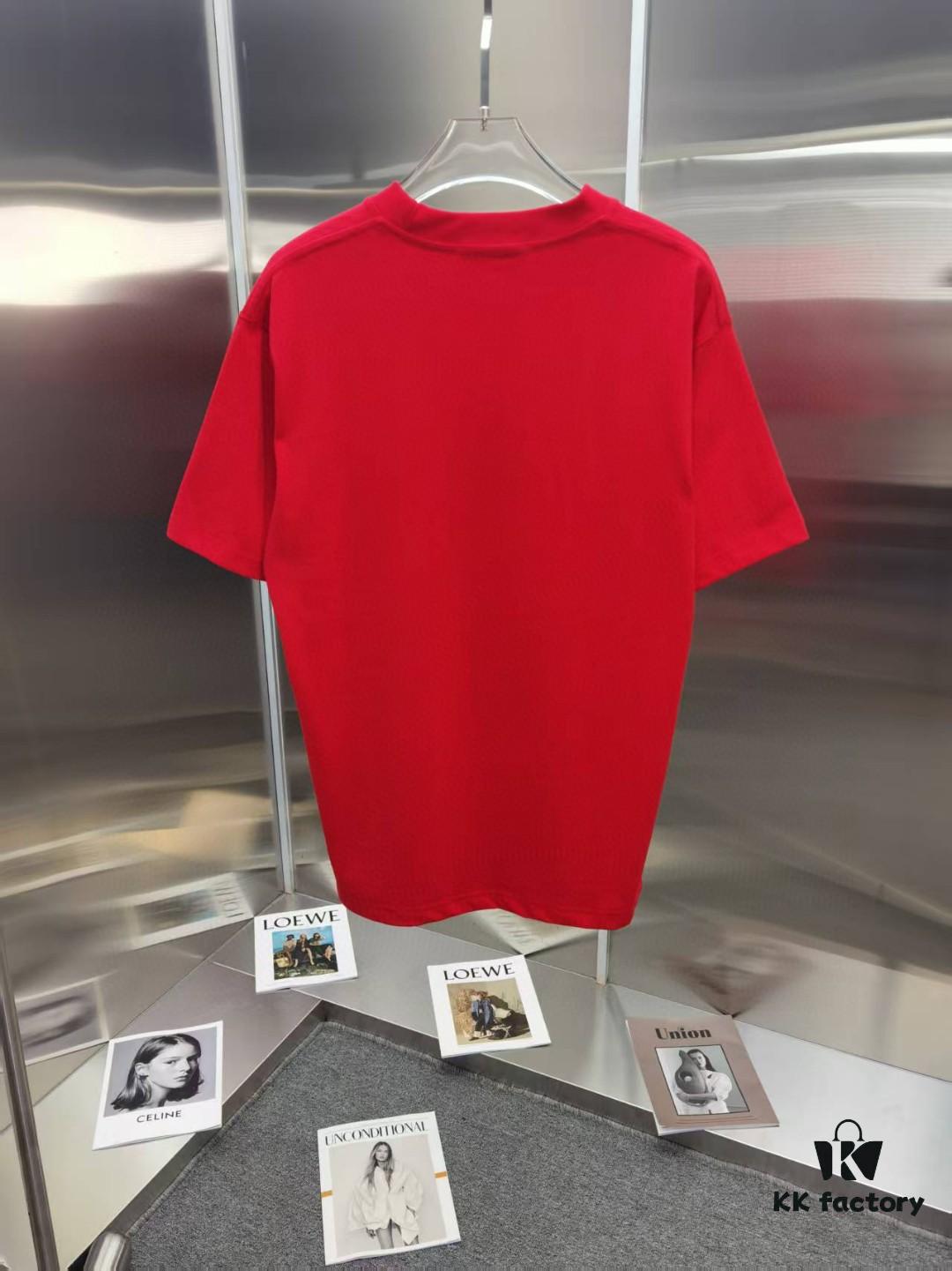 Moncler Embroidered Short Sleeve T-Shirt (Top-tier Version, Different from Standard Stock)