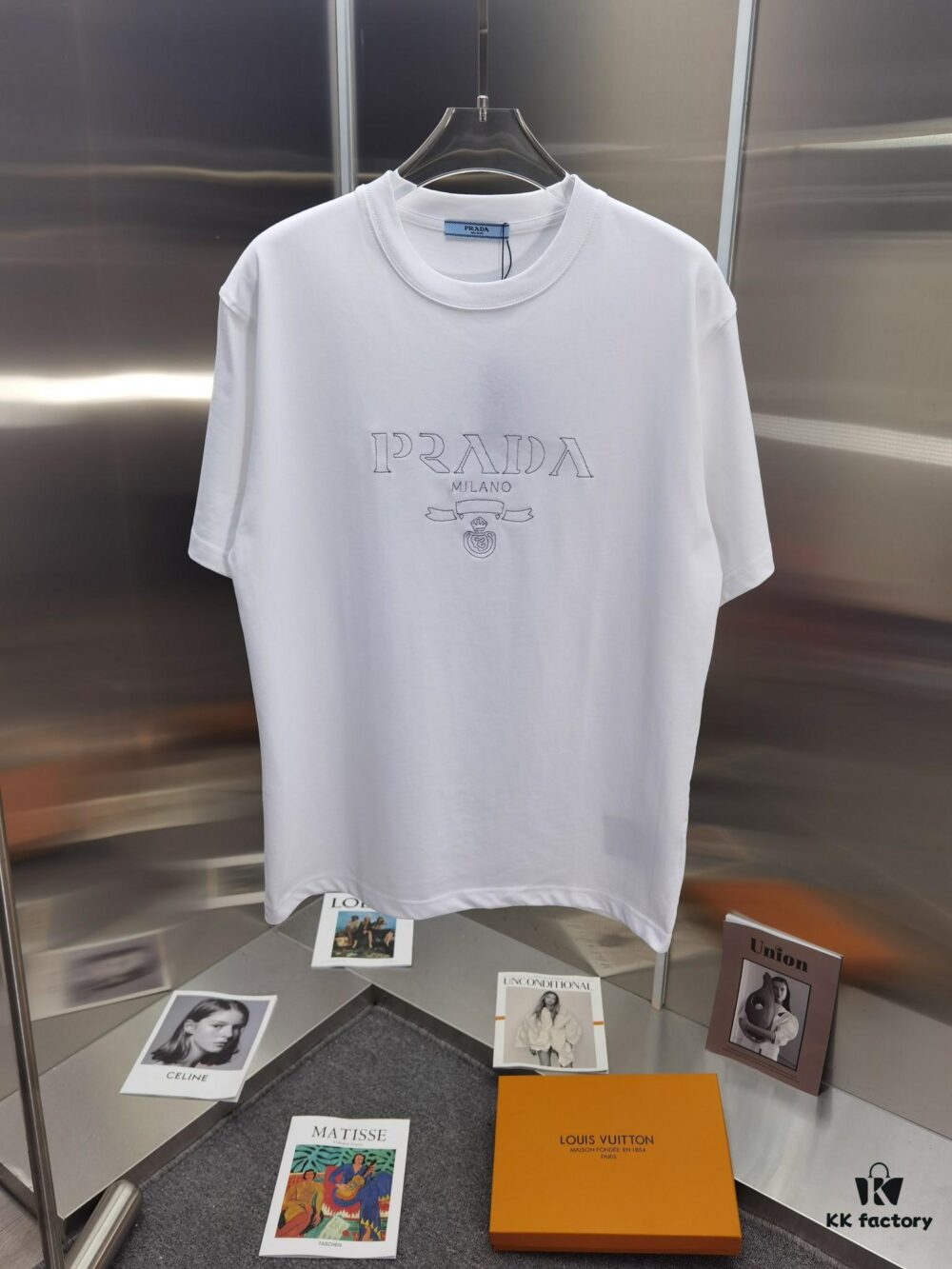 PR*DA Embroidered Premium Version Short Sleeve T-Shirt (Unisex)