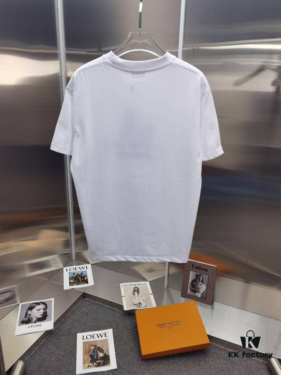 Mon*cle MO*CLER Embroidered Premium Version Short Sleeve T-Shirt