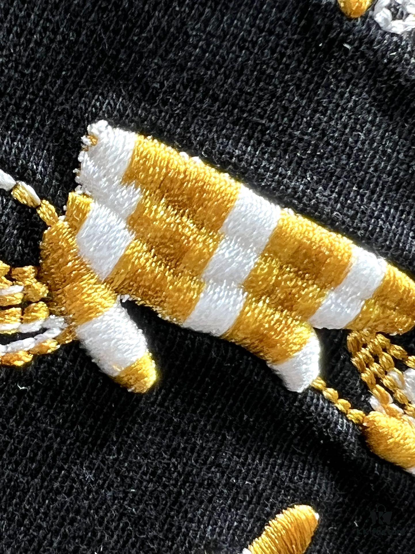 PRADA - Jacquard Embroidered Logo Short Sleeve T-Shirt