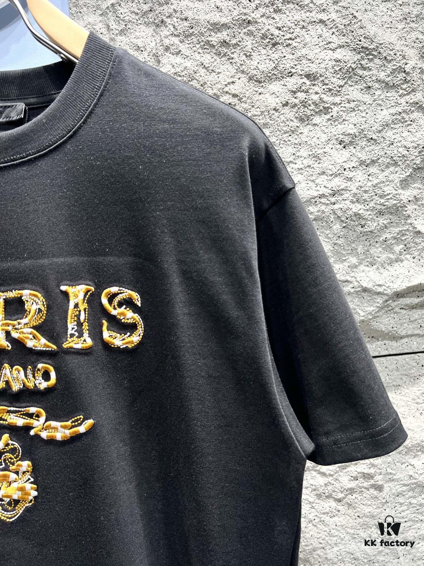 PRADA - Jacquard Embroidered Logo Short Sleeve T-Shirt