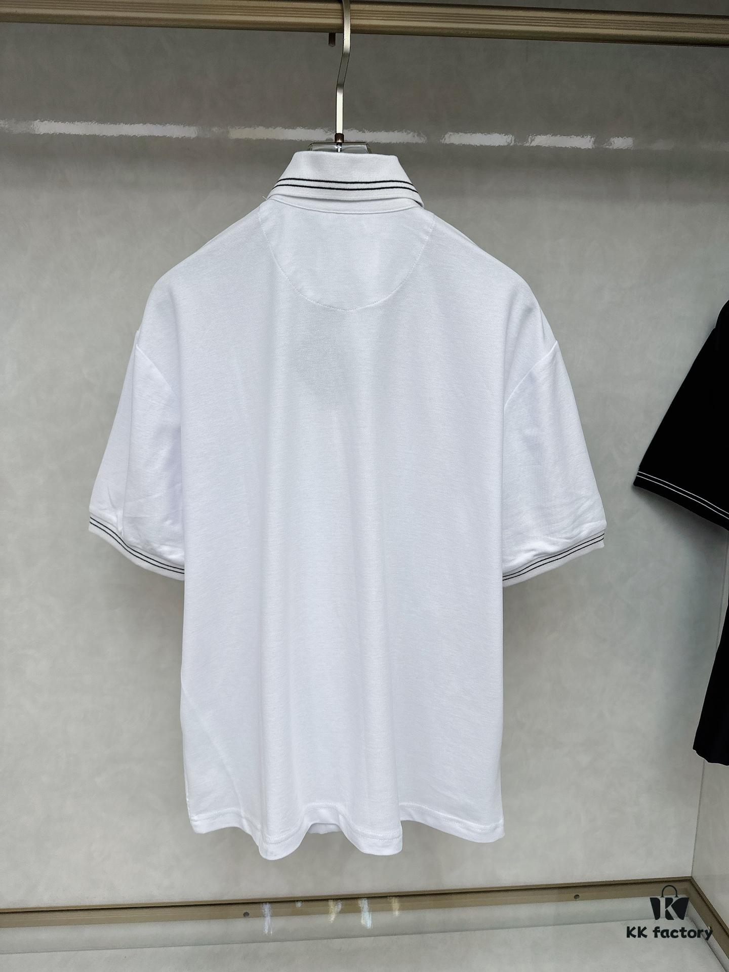 Prada Top Quality Original Single Double-Breasted Lapel Shirt