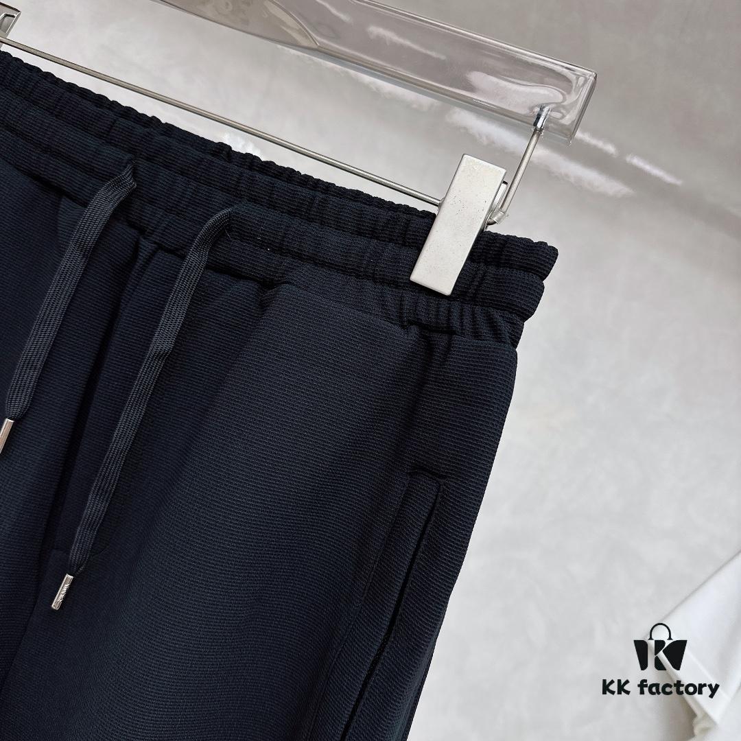 PRADA Waffle-Knit Zipper Shorts