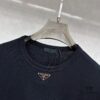 PRADA Triangle Logo Short Sleeve T-Shirt