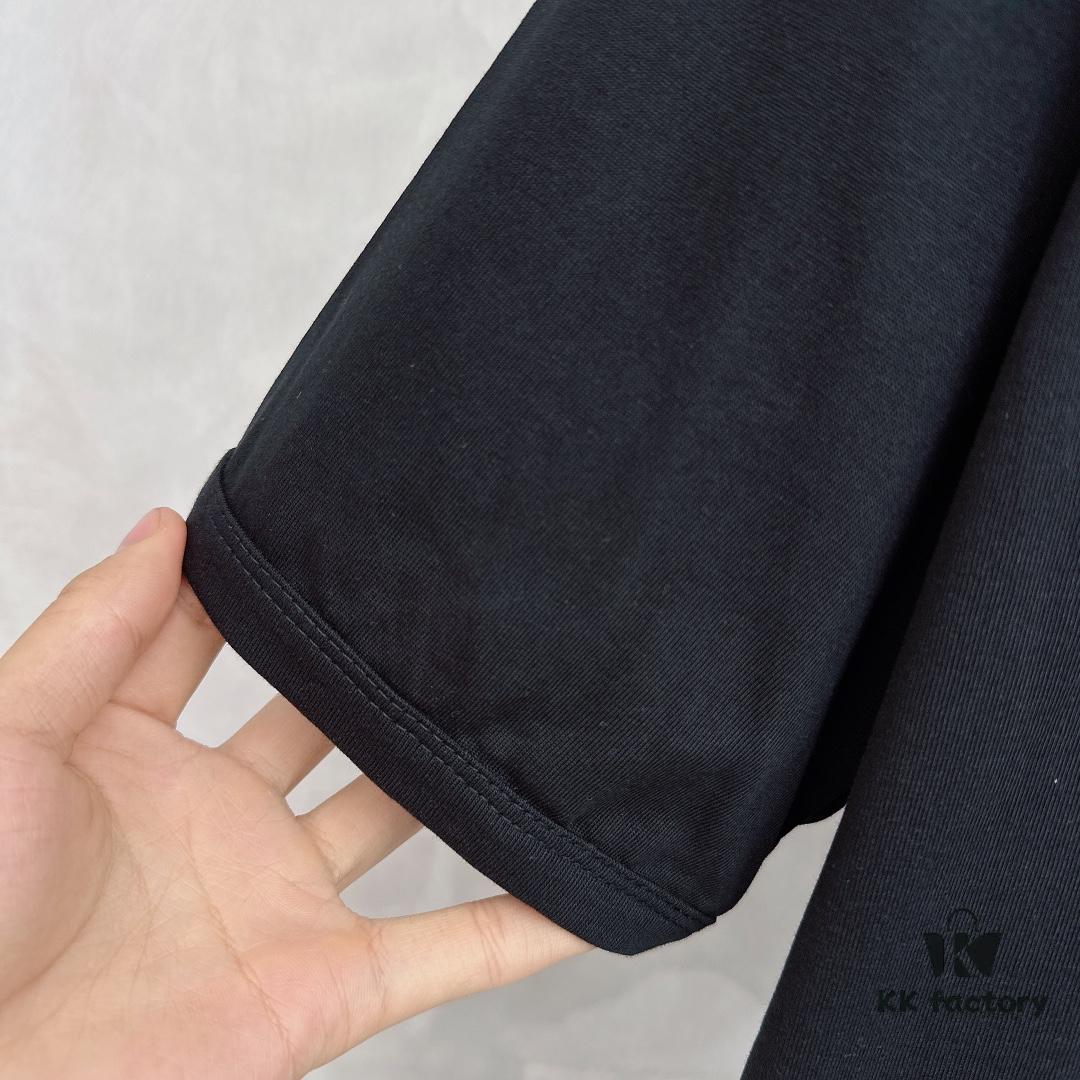 PRADA Triangle Logo Short Sleeve T-Shirt